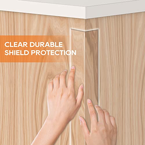 Door Protector from Dog Scratching, Window Sill Protector, Clear Sided Shield Protection Barrier Anti Cat, Dog Scratching, Slobbering, and Clawing Furniture, Glass, Car Door, Couch 4in x 10' - size: 10ft X 4in