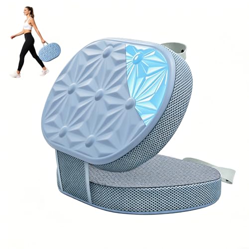 Foldable Gel Enhanced Memory Foam Seat Cushion with Cooling Layer – Portable Travel Airplane Seat Cushion, Stadium Seat Cushion, Compact Bleacher Pad with Carry Handle for Camping, Outdoor & Office - color: Gray Fabric