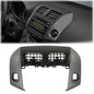 G-PLUS Center Dash A/C Heater Air Vent Cover Trim Bezel Switch Compatible with Toyota Rav4 2006-2012 Dashboard Air Vent Panel - size: 2006-2012 Toyota Rav4 | Black w/ Strip Trim