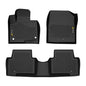 TPE Cargo Mats, Compatible with Santa Fe Sport 2013-2018 (Fits 5-Passenger Model Only), 1st & 2nd Row 3PCS, All Weather Full Cover Protection, Black Cargo Liner Interior Accessories - size: Fit Hyundai Santa 2013-2018 | 3PCS
