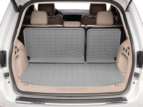 WeatherTech SeatBack Cargo Liner HP for Jeep Grand Cherokee, Grand Cherokee Behind 2nd Row (421502IM), Grey - color: Grey