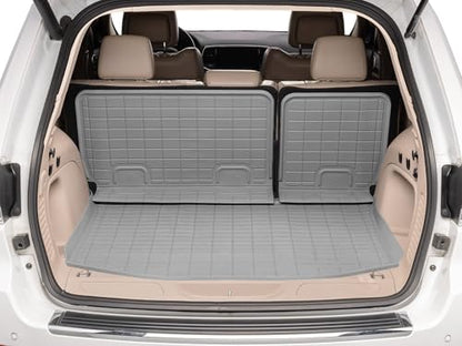 WeatherTech SeatBack Cargo Liner HP for Jeep Grand Cherokee, Grand Cherokee Behind 2nd Row (421502IM), Grey - color: Grey
