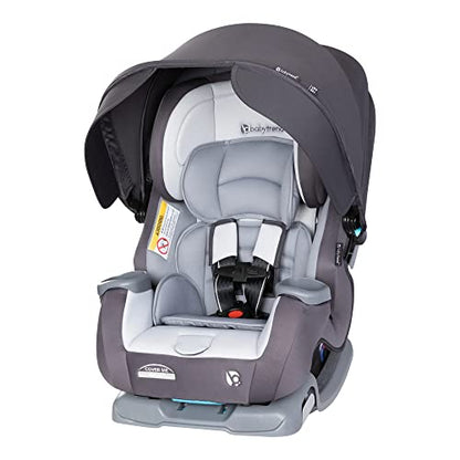 Baby Trend Cover Me 4-in-1 Car Seat Convertible Infant Toddler Rotating Safety Seat with Adjustable/Removable Canopy and 2 Cup Holders, Stormy Gray - color: Stormy Gray