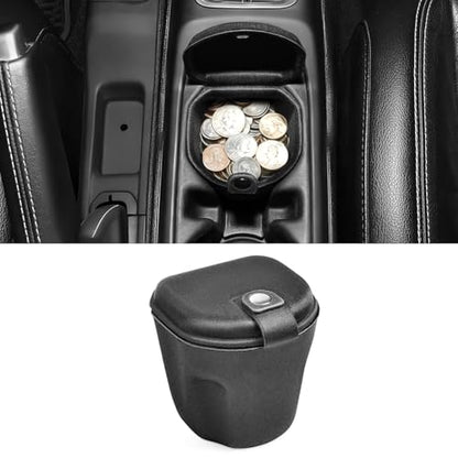 Center Console Coin Organizer Compatible with 2018-2026 Jeep Wrangler JLGladiator JT Accessories Armrest Insert Hodler Secondary Storage Box