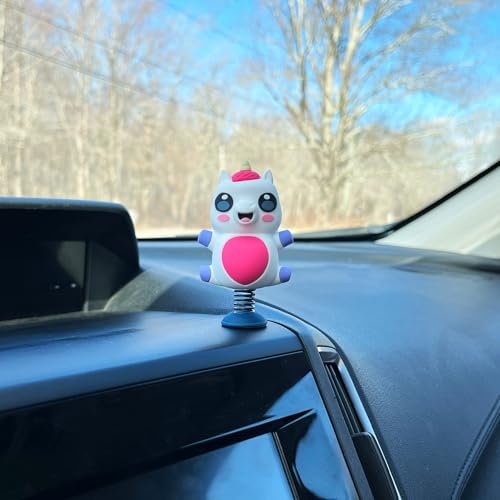Unicorn Dashboard Dancer – Magical Happy Unicorn Bobblehead with Bright Pink Belly and Purple Hooves – Cute, Fun Car Accessory and Gift for Anyone Who Needs a Little Magic Plastic - style: Unicorn Dancer