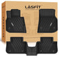 LASFIT Floor Mats Fit for BMW X3 2018-2024/ BMW X4 2019-2024, Custom Fit TPE All Weather Waterproof Floor Liners Front & Rear Rows Car Mats for 30i M40i 30e M40i xDrive30i, Black - size: 2) X3 2018-2024 | X4 2019-2024 | Floor Mats