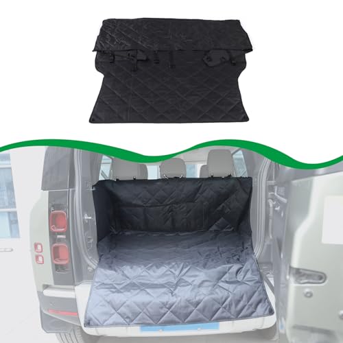 HAPPYHORSE Pet Dog Trunk Cargo Liner Compatible with Land Rover Defender 110 2020-2024 Cargo Cover Waterproof and Non-Slip Dog seat Cover Cargo Liner Area Protector Cover (Style A)