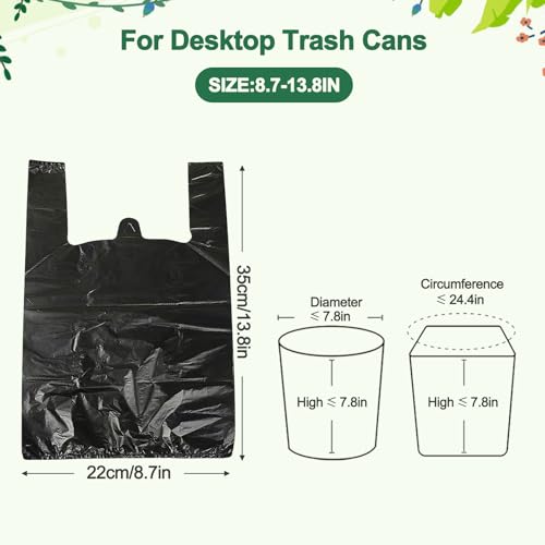 Adult Diaper Disposal Bags, Extra Thick, Easy-To-Tie Unscented Leak-Proof Trash Bags for Adult Briefs & Feminine Products, Pet Waste Bag (Small 100 Count) - style: Small 100 Count