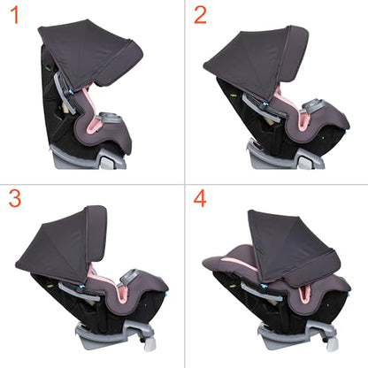 Baby Trend Cover Me™ 4-in-1 Convertible Car Seat - color: Quartz Pink