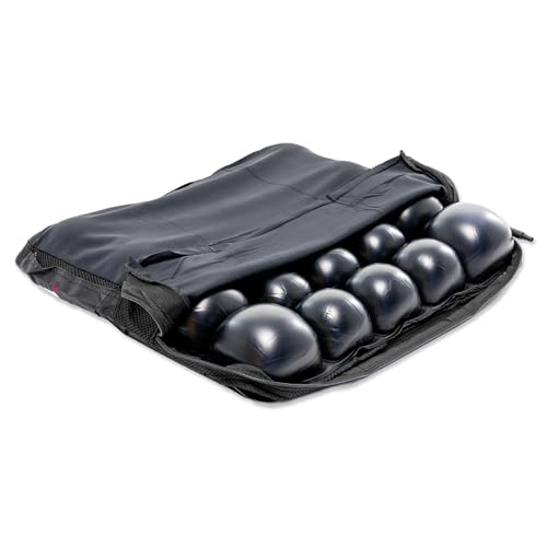 Roho Mosaic Seat Cushion 18” x 16” Inflatable Air Cell Design, Adjustable Firmness, Non-Skid Cover, Lightweight Portable Cushion for Wheelchair, Office Chair, Car & Home - size: 18" x 16"