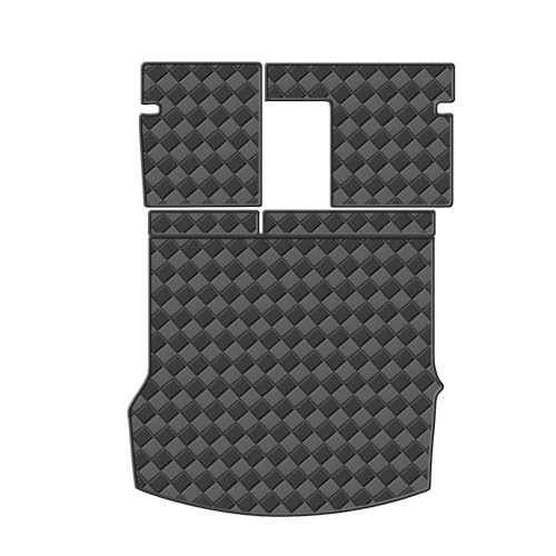 Cargo Mat & Backrest Mats for 2021-2026 Polestar 2 Accessories, All Weather Waterproof Rear Cargo Liner Rear Trunk Liner Back Seat Cover Protector - size: 2021-2026 Polestar 2