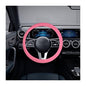 Car Silicone Steering Wheel Cover, Soft Anti-Slip Auto Steering Wheel Protector Fit 14 Inch, Universal Vehicle Interior Accessories for Cars, SUVs, Trucks, and Vans (Pink) - style: Pink
