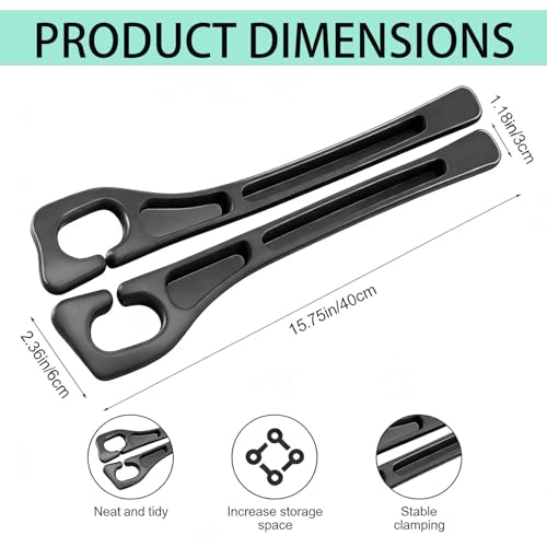 Car Seat Gap Filler, 2-Pack Universal Seat Gap Filler Organizer,Seat Side Gap Seam Filler Organizer Between Seat and Centre Console, No Drop Seat Guard for Phones,Keys & Cards, Fits Cars, SUVs, Trucks