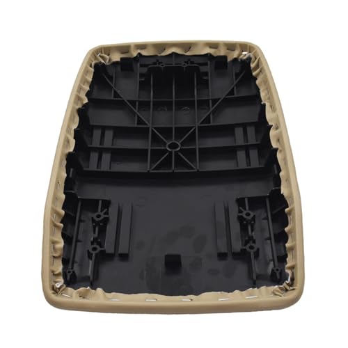 labwork Beige Tan Leather Console Lid Armrest Cover Replacement for Highlander 2008-2013