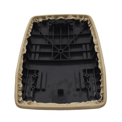 labwork Beige Tan Leather Console Lid Armrest Cover Replacement for Highlander 2008-2013