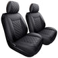 Tomatoman Tacoma Seat Covers Customized for 2005-2025 2026 Truck Sport Gen SR Extended Pro Off-Road Pickup V6, Waterproof Faux Leather Car Cushions(2 PCS Front, Black) - color: 2 PCS Front/Black