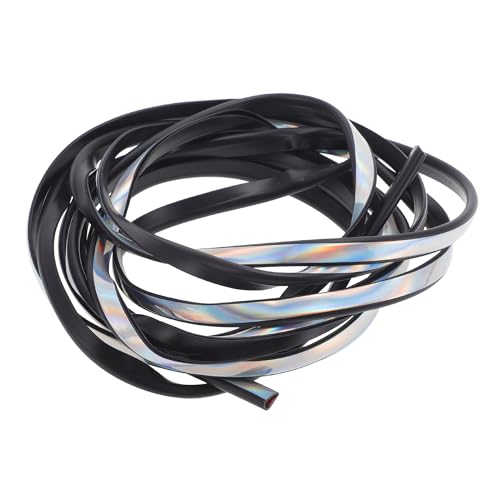 Universal Car Door Edge Guards, Exterior 9.84ft U-Shaped Door Scratch Protection Guard PVC Chrome Laser Silver Tone, 1 Pc - color: Chrome Laser Silver Tone, size: 9.84ft(3M)