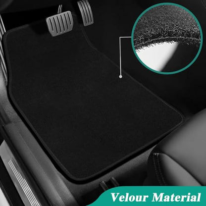 GXARTS Waterproof Car Floor Mats Carpet Full Set Fit for BMW X5 F15 2013 2014 2015 2016 2017 2018 | All-Weather Protection, with Anti Sliding Back | Automobile Floor Liner Accessory