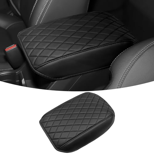 ZZEQYG Center Console Cover for Subaru Forester Base Premium Sport Wilderness Limited Touring 2019-2025 Accessories Center Console Cover Armrest Box Cover Leather Auto Armrest Cover Protector - color: For Forester 2019-2025