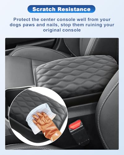 CDEFG for 2025 Outback Legacy Center Console Cover Compatible with 2020-2025 Subaru Outback Legacy Accessories Armrest Cover 2020-2025 Outback Legacy Middle Console Pad Arm Rest Cushion - color: Black for 2020-2025 Outback Legacy