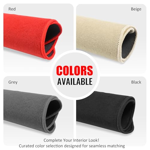 Floor Mats Compatible with 2013-2017 Honda Accord Sedan, Factory Fitment Carpet Front & Rear Black 4PC Nylon by IKON MOTORSPORTS, 2014 2015 2016