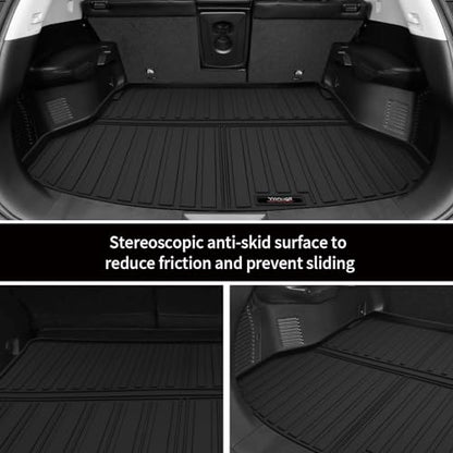 Custom for 2014-2020 Nissan Rogue Cargo Mats Trunk Liner All Weather TPE Protection Mat Accessories (for 2014-2020 Nissan Rogue)