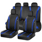 Seat Covers, Car Seat Covers Full Set, Waterproof Leather Car Seat Protector, Front and Rear Seat Covers for Cars, Automotive Seat Covers Universal Fit for Most Cars SUV Truck