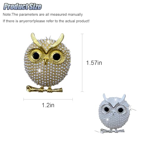 2PCS Bling Flamingo Car Dashboard Air Vent Trim Clips, Crystal Rhinestone Animal Car Air Fresheners Outlet Clip, Cute Automotive Interior Diffuser Decoration Accessories for Women (Owl) - size: Owl