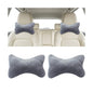 2PCS Car Headrest Pillow, Comfortable Ergonomic Design Vehicle Seat Neck Pillow for Driving Fatigue Relief, Soft Breathable Automotive Interior Head Rest Cushion Pad, Universal Fit (Gray) - color: Gray