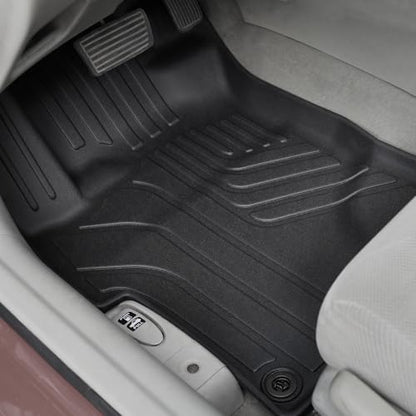 Floor Mats for Honda Civic Sedan 2012-2015, All Weather Floor Mats Trunk Cargo Liner and Door Sill Guards Accessories, Full Coverage Set (Not fit Coupe or Hybrid Models) - style: For Honda Civic | 2012-2015