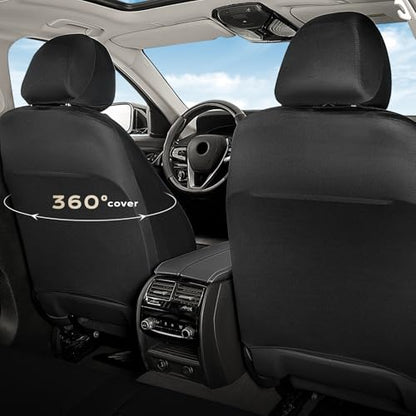 Coverado Seat Covers, Car Seat Covers Front Seats, Automotive Seat Covers, Waterproof Leather Car Seat Covers, Car Seat Cushion, Driver Seat Covers Car Seat Protector Fit Most Cars Truck, Black&Coffee - color: Black&Coffee, size: Front