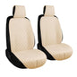 ENOGE Linen Car Seat Covers Front Seat Covers Breathable Cloth Fabric Car Seat Protector Universal Fit Most Automotive, Van, SUV, Trucks (Beige, 2 Front) - color: Linen-Beige-2