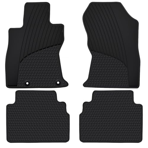 Ucaskin Car Floor Mats Custom Fit for Subaru Forester 2019 2020 2021 2022 2023 2024 Odorless Washable Rubber Heavy Duty All Weather Protection Car Floor Liner-Black - size: 2019-2025