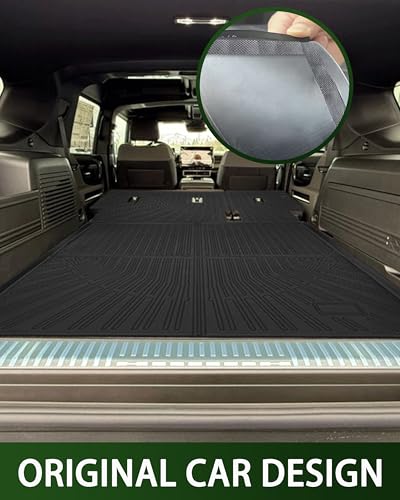 for GMC Hummer EV SUV 2023-2025 Accessories Cargo Mat Cargo Liner Trunk Mat Back Seat Cover Protector Backrest Mat Dog Liner TPE