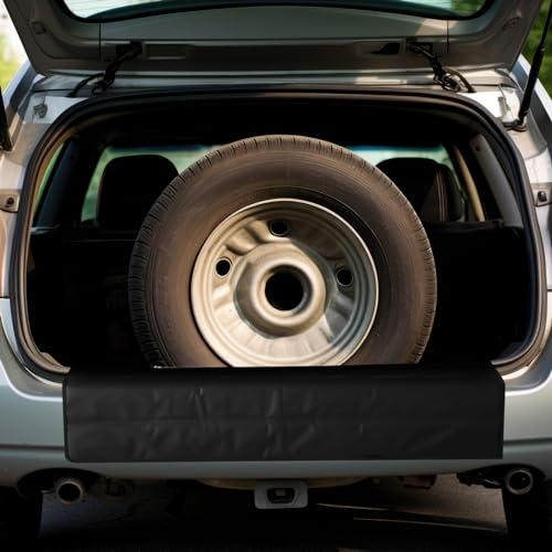 Large Rear Bumper Protector for Cars 36 x 25 Inch Bumper Guard Foldable Protective Mat Dog Blanket Cargo Liner Preventing Scratches While Unloading and Loading for SUV Van Truck Vehicle - size: 36 x 25 Inches