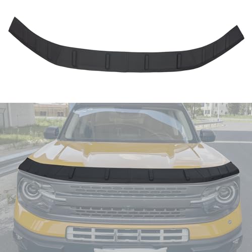 Hood Protector Compatible with 2021-2024 Bronco Sport Accessories Hood Guards Deflector Trim for 2024 Bronco Sport Accessories (Front Hood) - color: front hood