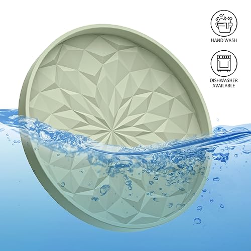 Car Coasters for Cup Holders [4 Pack] - 2.75In Silicone Auto Mug Mats - Universal Non-Slip Recessed Car Interior AccessoriesDesert Sage - color: 4pack-desert Sage