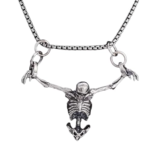 Sugar Skull Car Accessories Skeleton Car Mirror Charm, Swinging Skull Hanging Ornament Rear View Mirror Accessories Halloween Decoration, Cool Small Gifts for Men/Women - color: Skull-hanging Skeleton