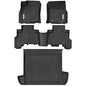 YITAMOTOR Floor Mats & Cargo Liner Set Fit for Toyota 4Runner 2024, Custom Fit TPE All-Weather Floor Liners 2013-2024 Toyota 4Runner 5 Passenger Model w/o Sliding Rear Tray, Black - style: 2013-2024 4Runner Floor Mats & Cargo Mat