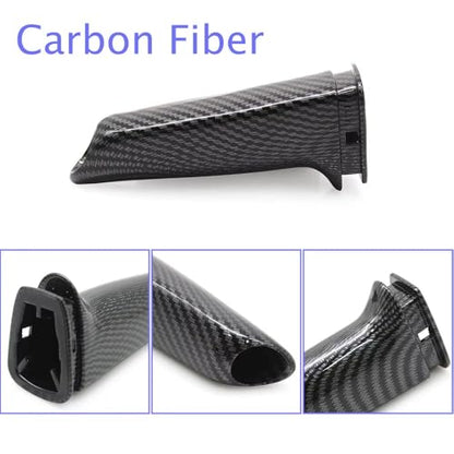 Interior Handbrake Brake Handle Grip Outer Cover Lever Trim Replacement for BMW 1/3/5/6 Series X1 X3 Z4 E81 E82 E87 E90 E91 E60 E61 E64 E84 E85 (Carbon) - color: Carbon