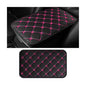 HZEL Car Center Console Cushion Pad, PU Leather Vehicle Armrest Protection Cover, Waterproof Automotive Interior Arm Rest Seat Box Mat Accessories, Universal for SUV, Sedan, Truck (Black/Rose Red) - color: Black/Rose Red