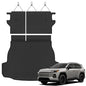 Auxko All Weather Cargo Mat with Backrest Mat Fit for Toyota RAV4 Hybrid 2026 (Not for Phev) TPE Mat Accessories All Season Odorless Anti-Slip Black - size: rav4 hybrid|2026|cargo+backrest mats