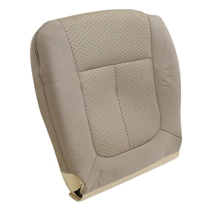 NLQR Driver Side Bottom Replacement Seat Cover Cloth Tan & Seat Foam Cushion Compatible with Ford F150 2011 2012 2013 2014 - color: Tan