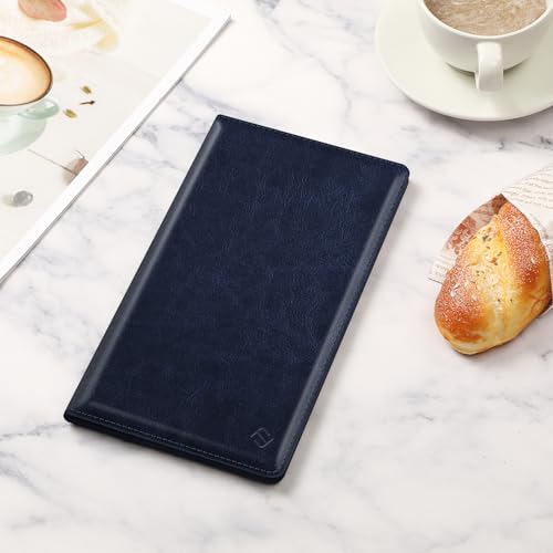 FINPAC Car Registration and Insurance Card Holder, Vehicle Glove Box Card Organizer Wallet Automobile Accessories for License - color: Navy