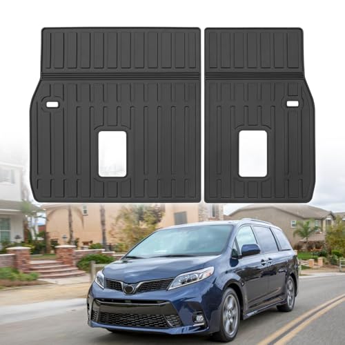 Custom for 2011-2020 Toyota Sienna Rear Seat Backrest Mats All Weather TPE Protection Mat Accessories (for 2011-2020 Toyota Sienna Backrest Mats) - color: for 2011-2020 Toyota Sienna Backrest Mats