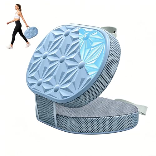 Foldable Gel Enhanced Memory Foam Seat Cushion with Cooling Layer – Portable Travel Airplane Seat Cushion, Stadium Seat Cushion, Compact Bleacher Pad with Carry Handle for Camping, Outdoor & Office - color: Gray Leather
