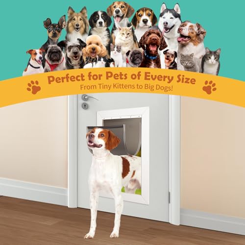 PAC11-11040 Dog Door Replacement Flap | Heavy-Duty PVC Material | 24 3/8" x 13 3/4" XL Size, BPA-Free & Weatherproof - size: Extra Large