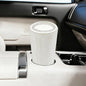 Craedli Bling Car Tissue Holder for Cup Holder, Sparkly Crystal Rhinestone Round Cylinder Car Tissue Box, Refillable Tissues Dispenser Auto Interior Paper Napkin Container with 1 Pack Tissues (White) - color: White