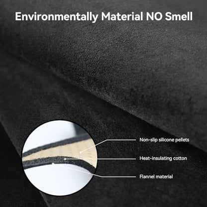 Dash Cover for Toyota RAV4 2025 2024 2023 2022 2021 2020 2019 Hybrid, Prime (PHEV) Accessories Flannel Dashboard Cover Dash Mat Center Console Cover Sunshield Protector Pad - size: for Toyota 2019-2025 RAV4