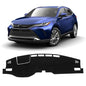 KUST Black Dash Cover for Toyota Venza 2021 2022 2023 2024 (LE, XLE, Limited) Left Hand Driving Polyester Dashboard Cover Non-Slip Center Console Dash Cover Sunshade Windshield No Glare - size: Venza 21-24(black)